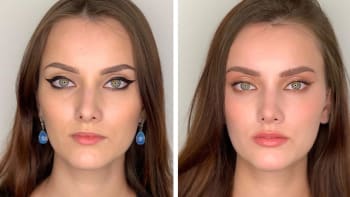 GALERIE: 16 žen sdílelo rozdíly make-upu od vizážistky a od sebe. Které líčení se vám líbí víc?