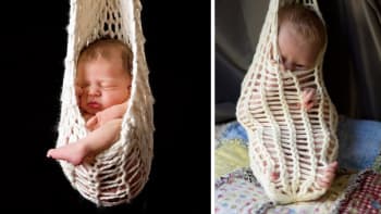 GALERIE: 11 parádních fotek, které ukazují, jak těžké je focení s novorozencem! Kdo z vás tohle dobře zná?