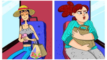GALERIE: 12 pravdivých ilustrací o tom, jaké to je být štíhlou vs. baculatou dívkou. Vidíte se v tom?