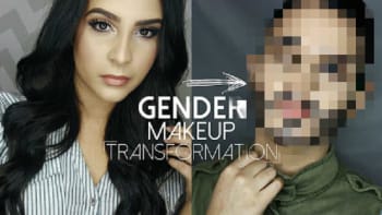 VIDEO: Neuvěřitelná proměna! Sexy holka se díky make-upu proměnila ve strašného drsňáka!
