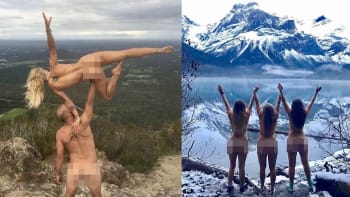 GALERIE: Naháči z Austrálie ovládli Instagram. Z jejich nahých zadků jsou nejslavnější cestopisné fotky