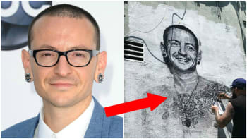 FOTO: Kvůli nástěnné malbě zpěváka Linkin Park Chestera Benningtona kolabuje doprava v L.A.! Skrývá se za ní dojemný příběh
