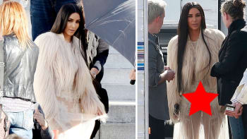 Kim Kardashian bez kalhotek