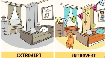 GALERIE: 12 ilustrací, které ukazují rozdíly mezi introverty a extroverty. Jak vidí svět?