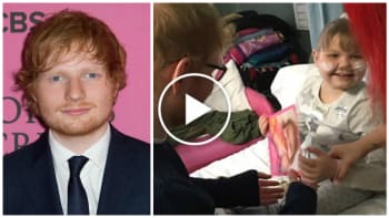 VIDEO: Ed Sheeran je největší borec! Uspořádal soukromý koncert pro vážně nemocnou holčičku. Zpíval jen pro ní!