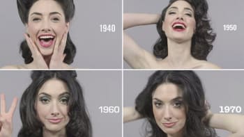 100 let make-upu a účesů v jedné minutě. VIDEO!
