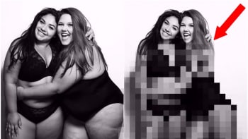 GALERIE: Plus-size modelky požádaly o retuš. Výsledek ukazuje, jak moc může photoshop změnit vaše tělo!