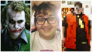 VIDEO: Fatty Pillow se změnil v Jokera! Z jeho kostýmu a děsivého smíchu jde opravdu strach!