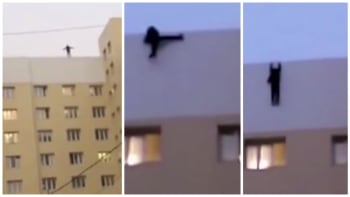 VIDEO 18+: Děsivé! Kluk si chtěl vyfotit selfie na střeše budovy. Podklouzla mu však noha a...