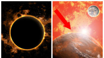 Děsivé odhalení! Zatmění slunce a záhadná planeta prý zničí Zemi. Konec světa má nastat už příští měsíc!