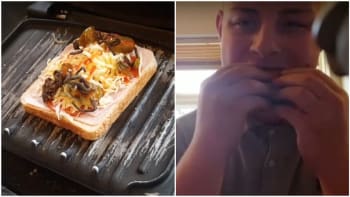 VIDEO: Nejnechutnější prank roku! Holka dala svýmu klukovi do sendviče tarantuli! Přežili byste to?