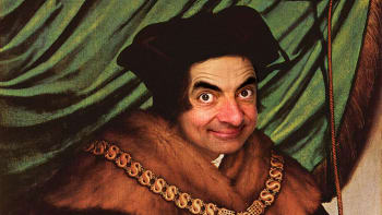 Mr. Bean digitálně zapracovaný do historických portrétů...