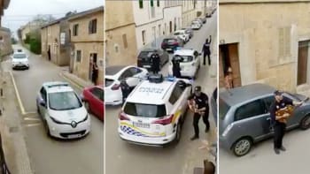 VIDEO: Takhle během karantény hlídá policie ve Španělsku! Vtipné video baví celý internet