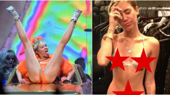 Šok! Na internet unikly skandální fotky Miley Cyrus! Ukazuje na nich NAHÁ prsa a předvádí tyto prasárny!