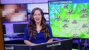 VIDEO: Policie vyšetřuje televizní stanici poté, co během zpráv o počasí promítla porno! Tyhle záběry se jen tak nevidí