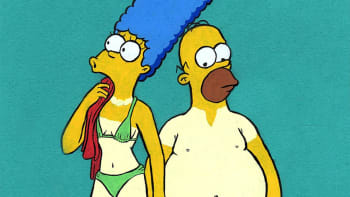 GALERIE: 10 vtipných ilustrací slavných postav, které tráví první den na pláži. Bílý Homer vás dostane