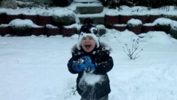 To je radost, když konečně nasněží! (Video od diváků)