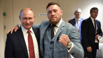 Conor McGregor a Vladimir Putin