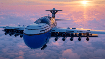 VIDEO: Luxusní hotel, který nikdy nepřistane? Největší letadlo na světě má mít jaderný pohon!