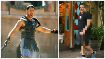 Tohle že je Gladiátor? Hollywoodská hvězda Russell Crowe se změnila v tohoto vypaseného tlouštíka!