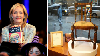 FOTO: Židle, na které seděla Rowlingová, když psala Pottera, se prodala za obrovskou částku! Stála...