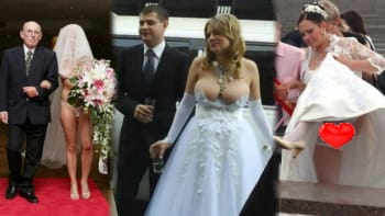 Tuhle GALERII vidět NECHCETE: 15 pekelných fotek, které nevěsty nikdy nevytěsní!