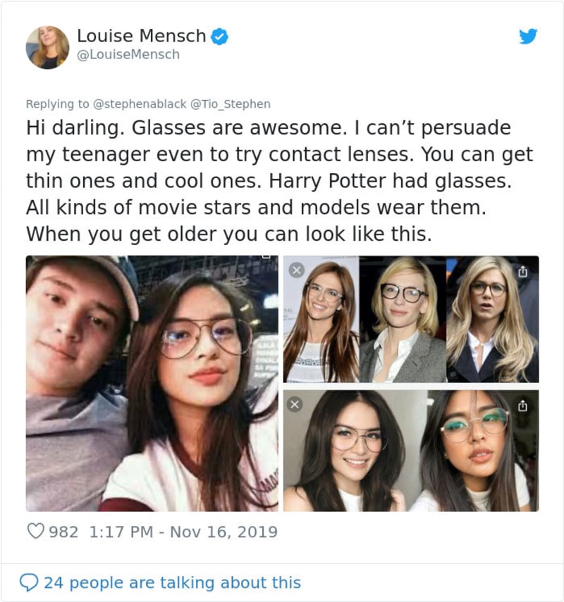 Lidé na internetu ukázali, jak atraktivní můžou být brýle 17