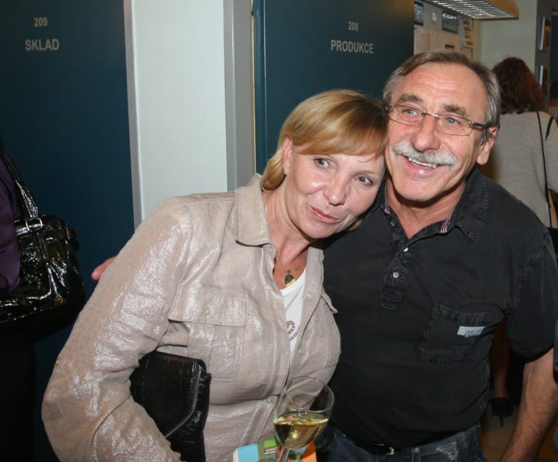 Pavel Zedníček se svou nynější manželkou Hankou Kousalovou