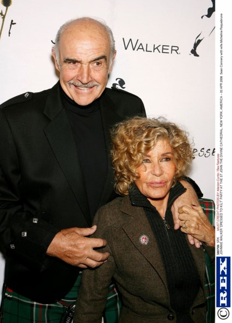Sean Connery s manželkou Micheline Roquebrune (2006)