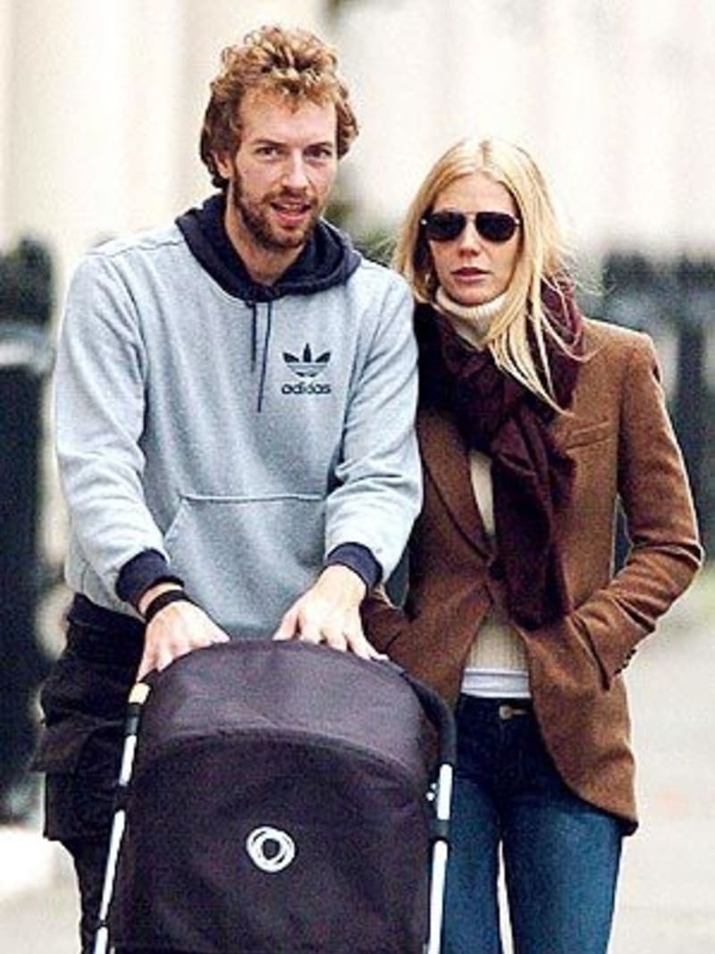 Gwyneth Paltrow na procházce s rodinou