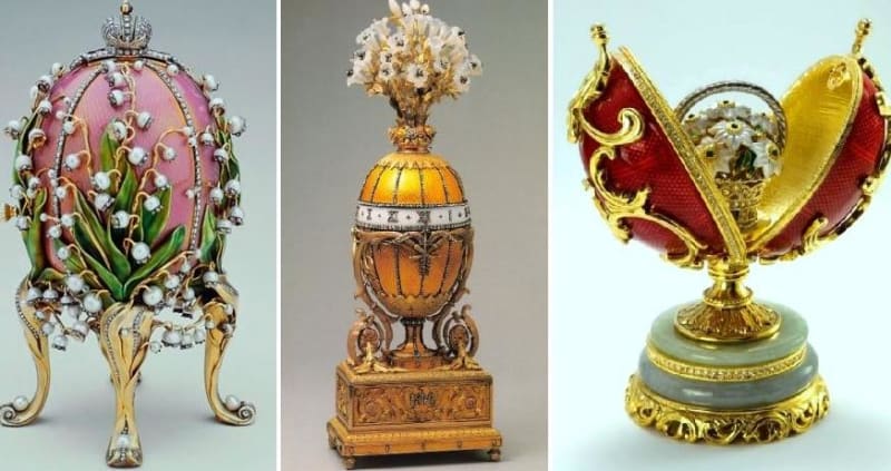 Fabergé vytvořil celkem 50 císařských vajec mezi roky 1885 až 1916.