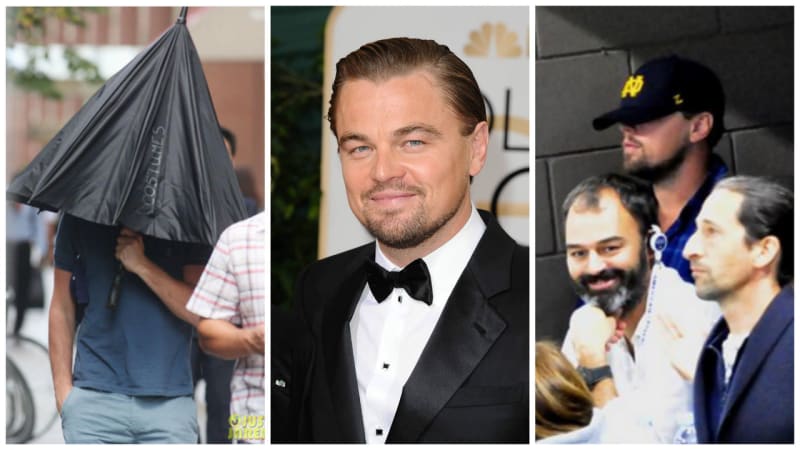 Leonardo DiCaprio se neumí schovávat.
