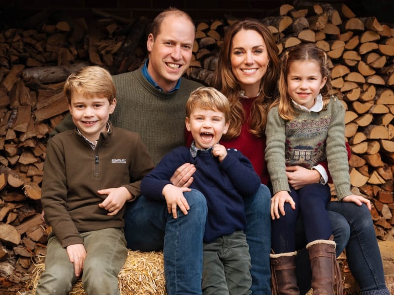 Princ William a Kate Middleton s dětmi