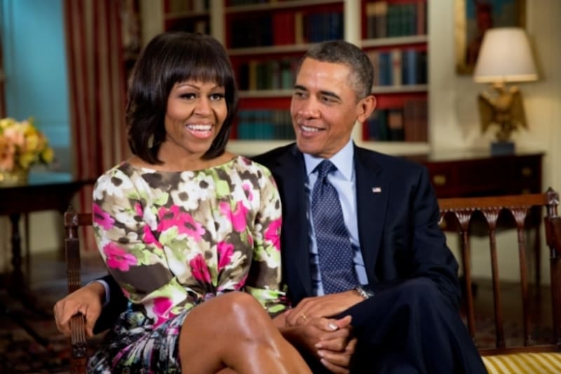 Americký prezident Barack Obama s manželkou Michelle, která se také umístila v žebříčku nejvlivnějších žen
