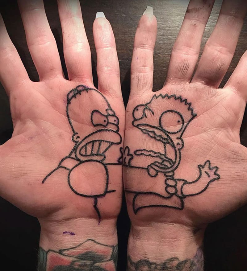 Dokonalá tetování na dlani 11