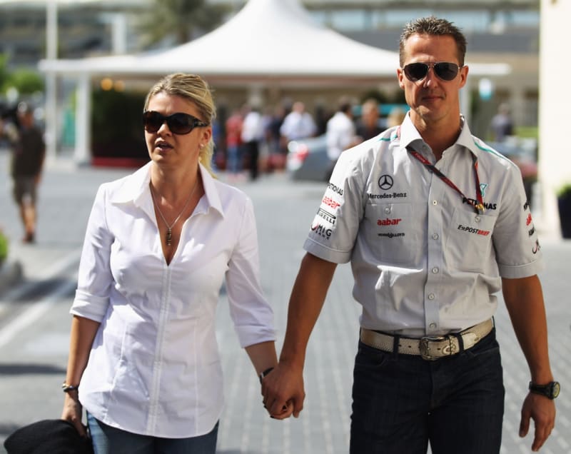 Michael Schumacher s manželkou Corinnou