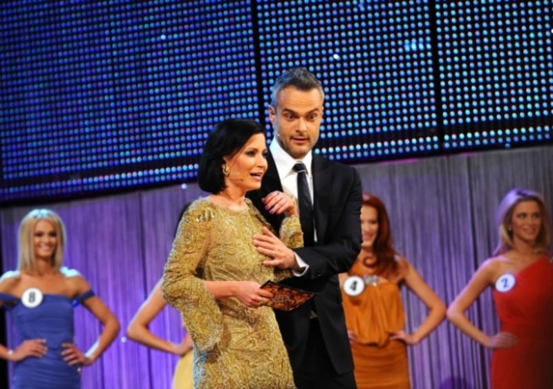Gábina Partyšová s Jaro Slávikem moderovali finále soutěže Česká Miss 2012 a teď jsou kolegové v rádiu