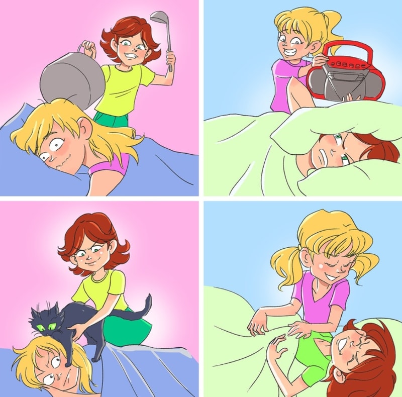 Ilustrace, které dokonale vystihují sesterské vztahy 10
