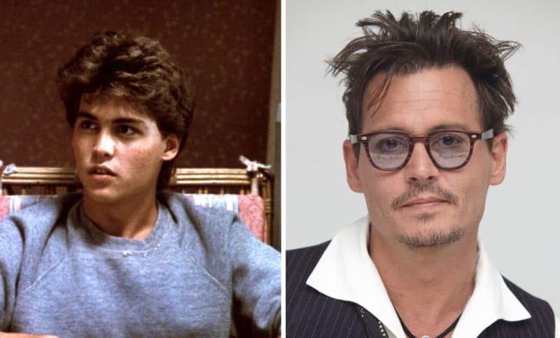 Herec Johnny Depp ve filmu Noční můra v Elm Street (1984)