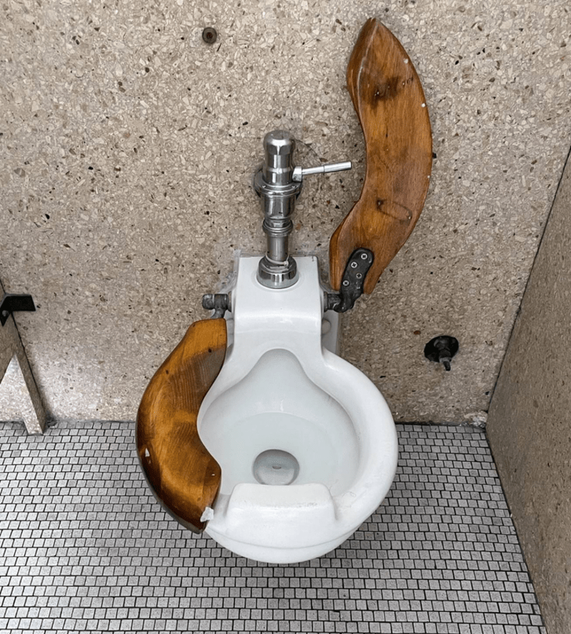 Docela praktické záchodové prkýnko