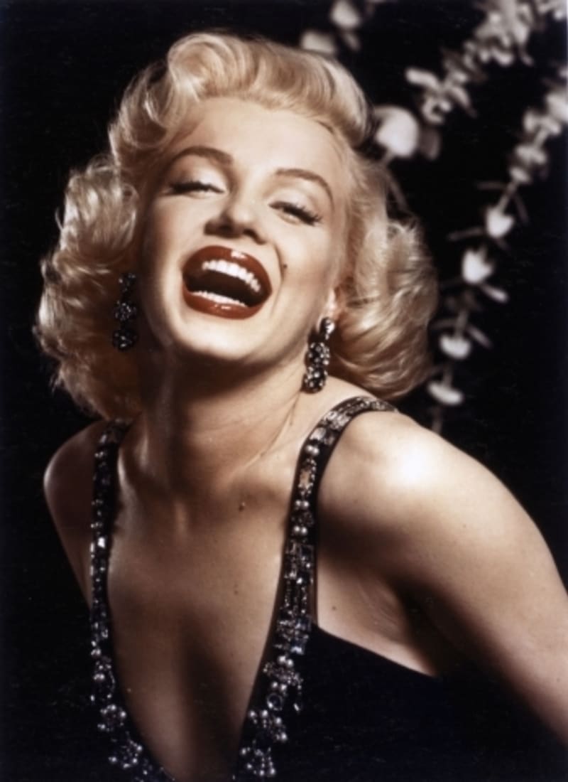 Slavný svůdný úsměv Marilyn