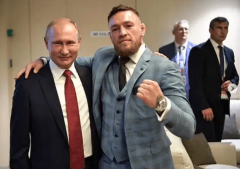 Conor McGregor a Vladimir Putin 1