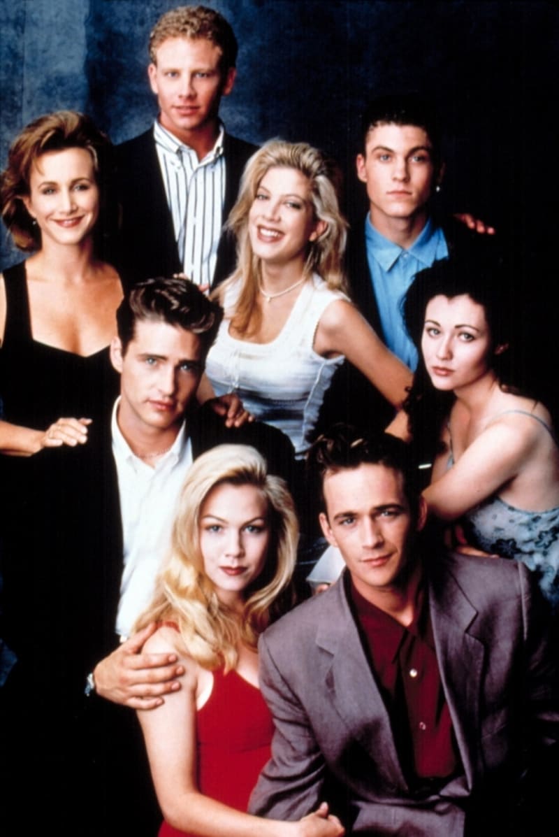 Velmi oblíbený seriál Beverly Hills 90210, kde hrála Jennie jednu z hlavních rolí
