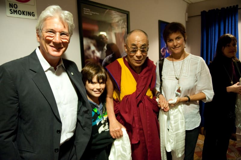 Dalajláma počítá Richarda mezi své přátele