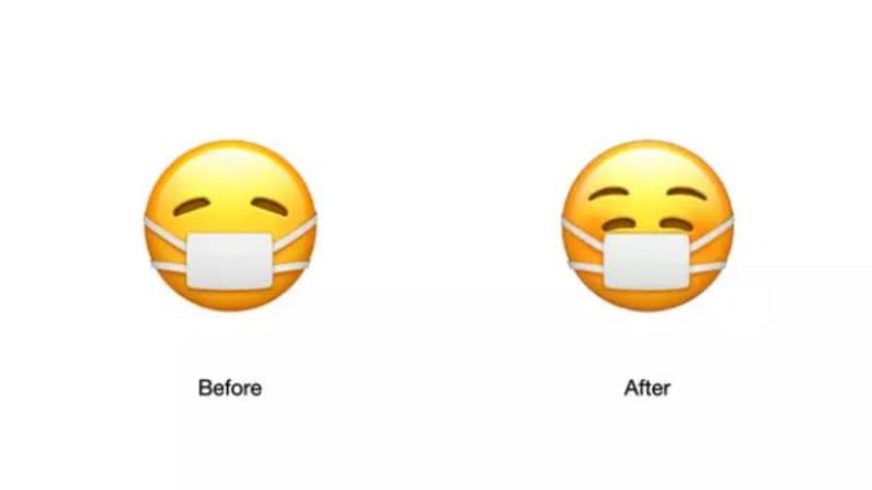 Apple změnil kvůli pandemii emoji s rouškou na jiného. Líbí se vám víc než ten minulý?