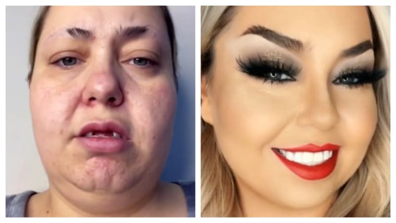 GALERIE: Žena ukazuje neuvěřitelné make-up proměny! Nepoznávají ji ani vlastní přátelé