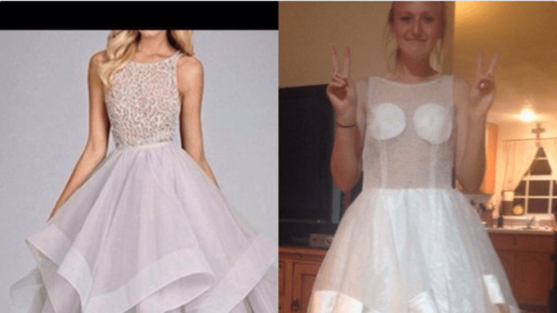 GALERIE: 16 zoufalek, které litovaly nákupu šatů přes internet. Tyhle šílené faily vás donutí zajít do obchodu
