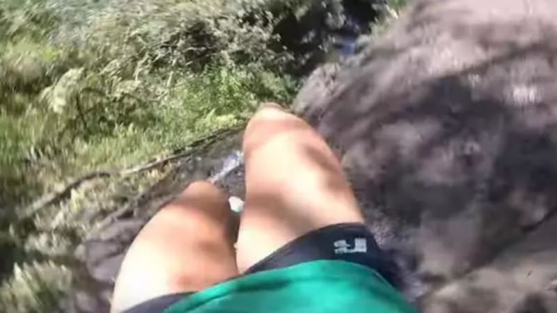 VIDEO: Mladá žena omylem natočila, jak padá do 15 metrů hlubokého vodopádu! Z těchto záběrů vám půjde mráz po zádech