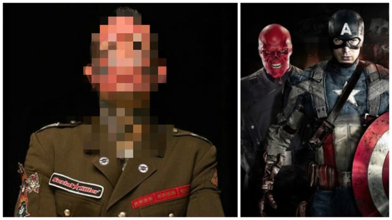 VIDEO: Týpek si nechal znetvořit tvář, aby vypadal jako Red Skull od Marvelu. Viděli jste někdy někoho strašidelnějšího?