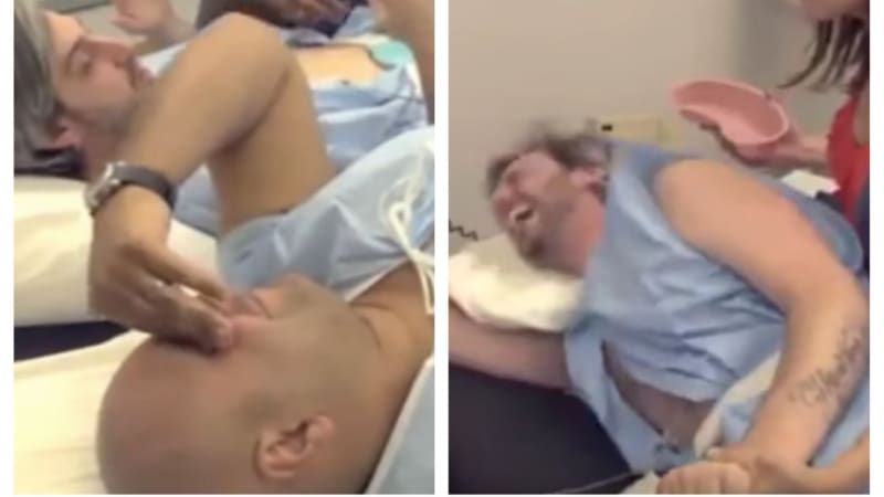 VIDEO: Muži na sobě vyzkoušeli bolesti při porodu, aby dokázali, že ženy přehánějí. Krutě toho litovali